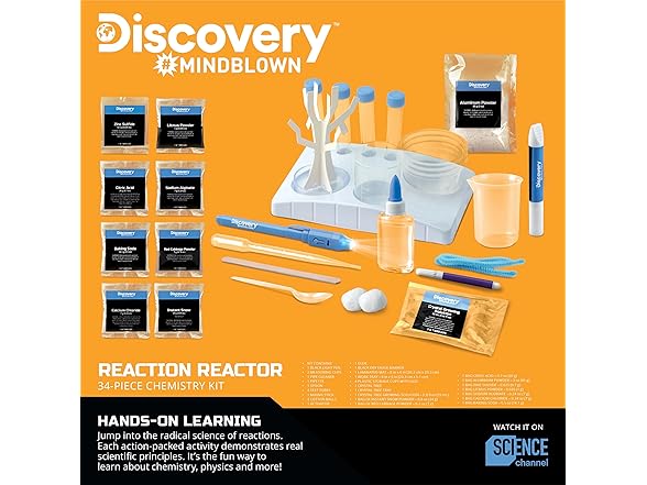 Discovery Reaction Lab Chemistry Set