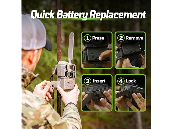 JOYHAPISTAR Trail Camera Battery 4-Pack