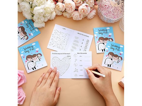 24 Pack Wedding Activity Books for Kids