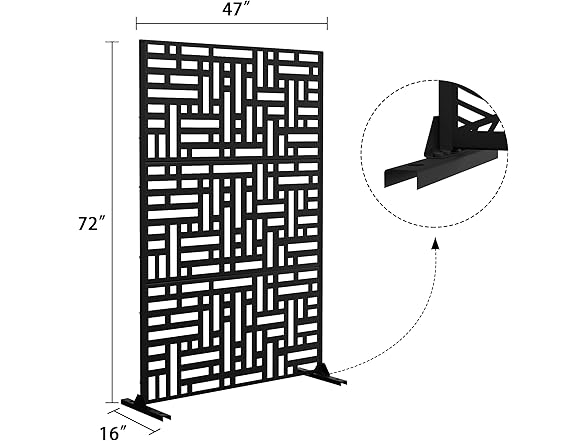 Elevens Metal Outdoor Privacy Screen