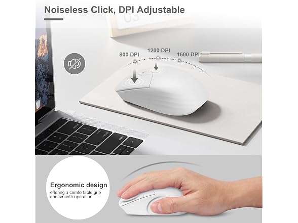 LeadsaiL Wireless Keyboard and Mouse Combo