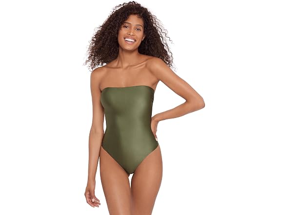 Steve Madden Women's Bandeau One Piece Swimsuit