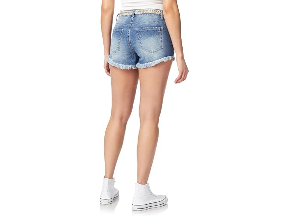 WallFlower Women (9) Fearless Belted Shorts