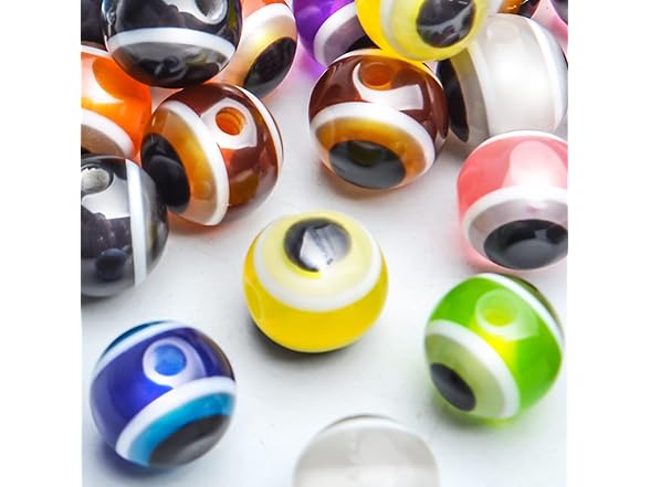 Jdesun Round Evil Eye Beads