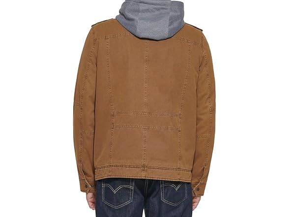 Levi's mens Four-pocket Hooded Jacket