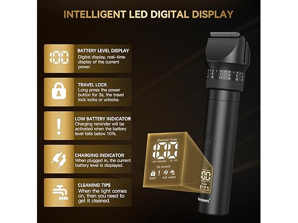 Beard Trimmer for Men