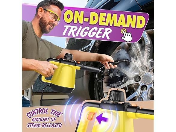 STMWORLD Deep Cleaning Steam Cleaner