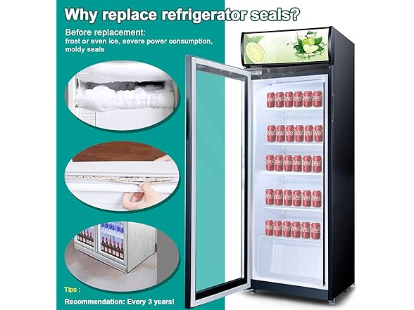 Affectnianly  Freezer Door Gasket