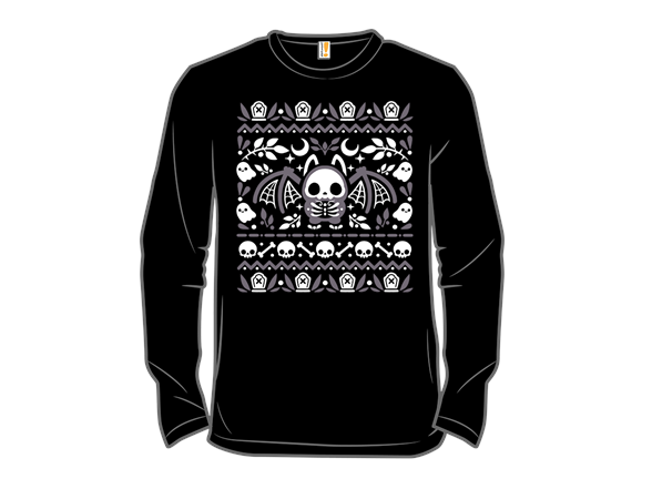 Folk Bat Ugly Halloween Sweater