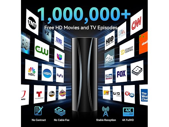 Antenna for Smart TV and Old TVs