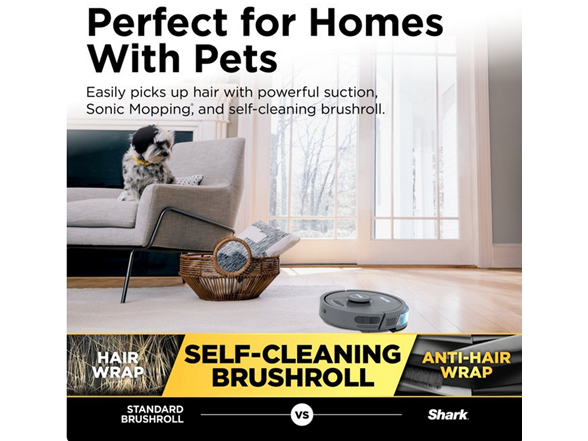 SHARK RV2402WS_S&D IQ 2-in-1 Robot Vac & Mop