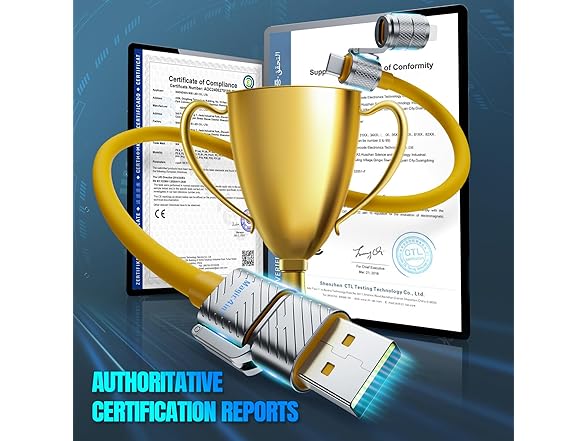 Magic 4-in-1 Multi USB-C Fast Charge 240W Charging Cable 4.8FT