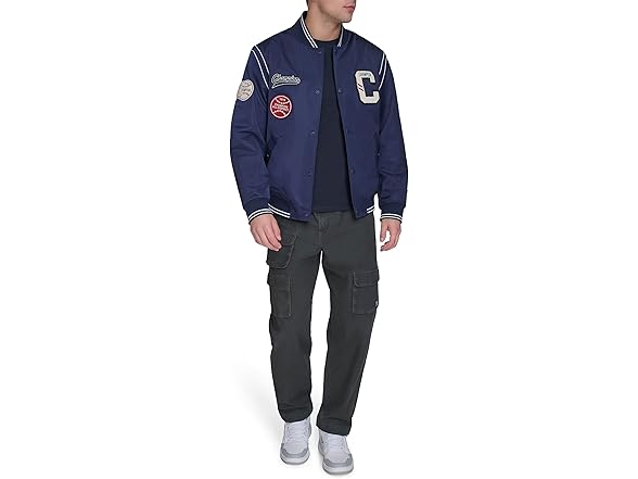 Champion Men Patch Varsity Bomber Jacket
