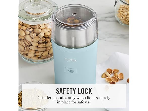 Martha Stewart Electric Coffee & Spice Grinder Blue