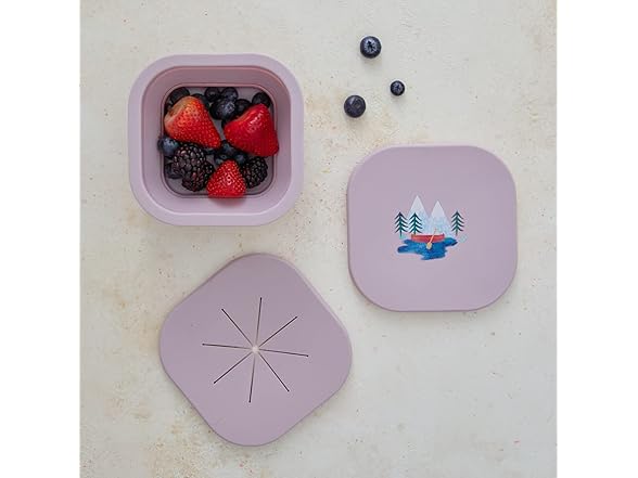 Austin Baby Co Silicone Collapsible Snack Bowl