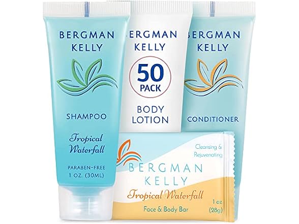 Bergman Kelly Hotel Toiletries Bundle 200 Pieces