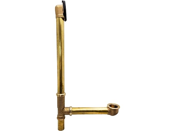 Westbrass A326-62 22-1/2" Brass Bath Waste & Overflow Assembly