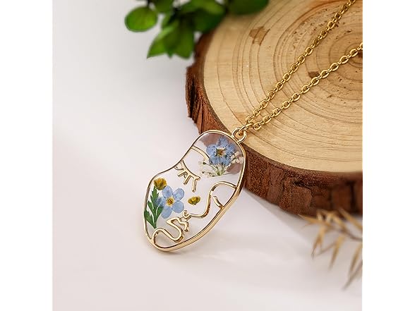 AMEJEW Forget Me Not Necklace