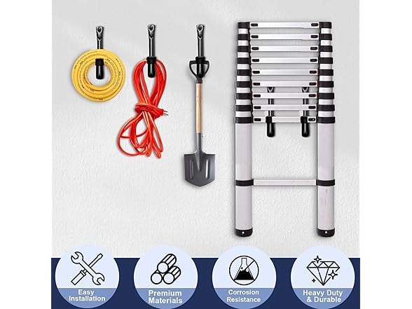 Heavy Duty Garage Utility Hooks 10pk