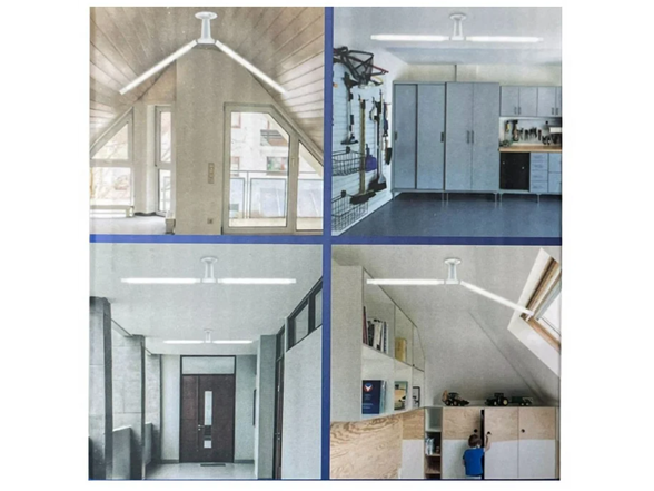 BrightLiving 6,000 Lumen LED Deformable Shop Light, 4'