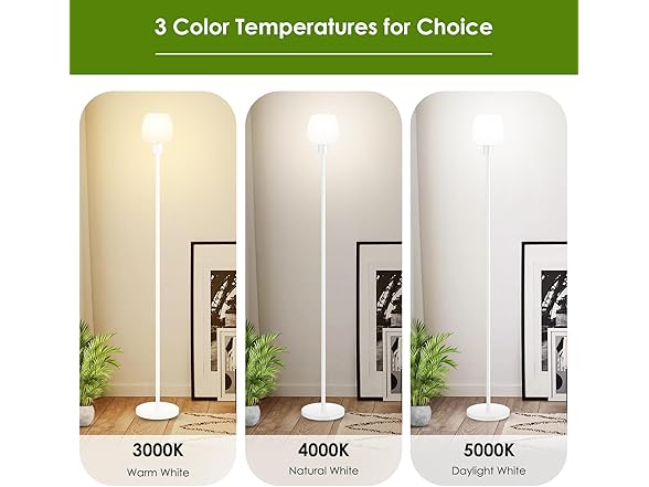 Floor Lamp w-Opal Glass Shade & Foot Switch