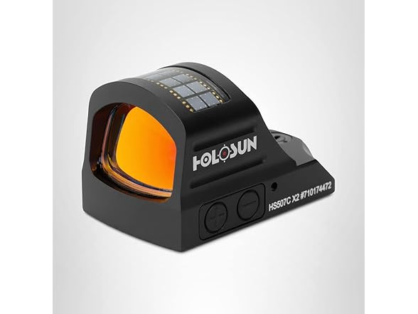 HOLOSUN 407C/507C-X2 Series Sight (Multi-Rectical Red) Black