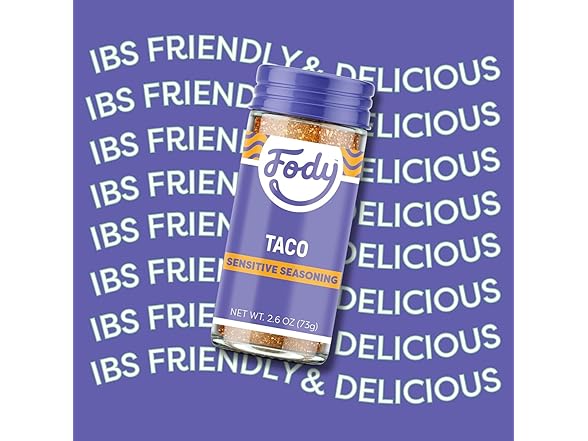 Fody Foods Taco Seasoning, 2.6 Oz, Garlic & Onion Free