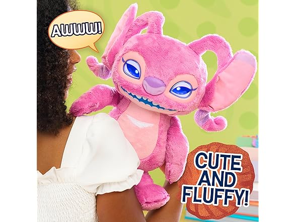 Disney Stitch Angel Many Moods 14-inch Interactive Plush