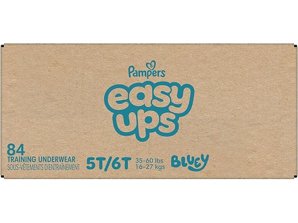 Pampers Easy Ups Bluey Training Pants 5T6T 84ct