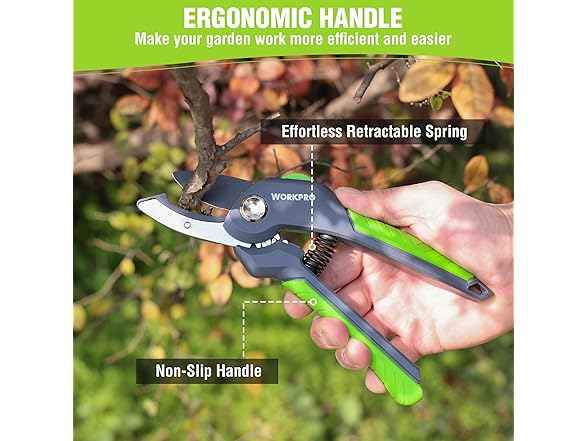 WORKPRO 8.5 Anvil Pruning Shear