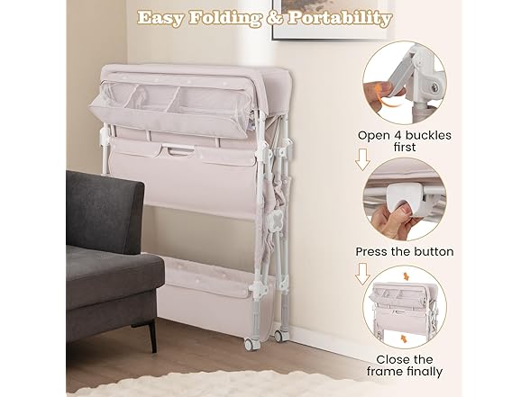 BABY JOY Portable Baby Changing Table