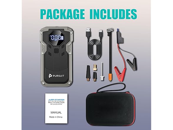 Pursuit R67 Pursuit Jump Starter with Air Compressor