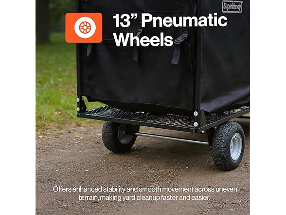 SuperHandy Towable Leaf and Lawn Vacuum