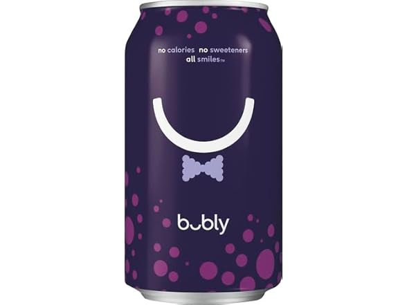 1CT Bubly Sparkling Water, Blackberry, 12 Ounce