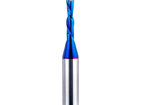 BITITZ 2Pcs Solid Carbide Spiral Down Cut Rout
