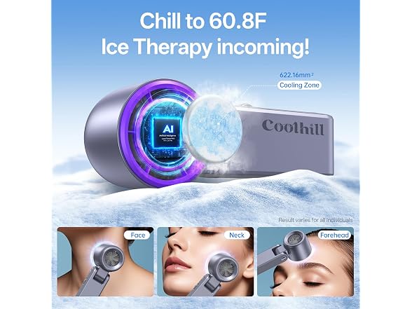 Coolhill Handheld Portable fan with Turbo Cooling