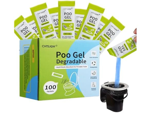 CHTSJQW Portable Toilet Absorbent Gel
