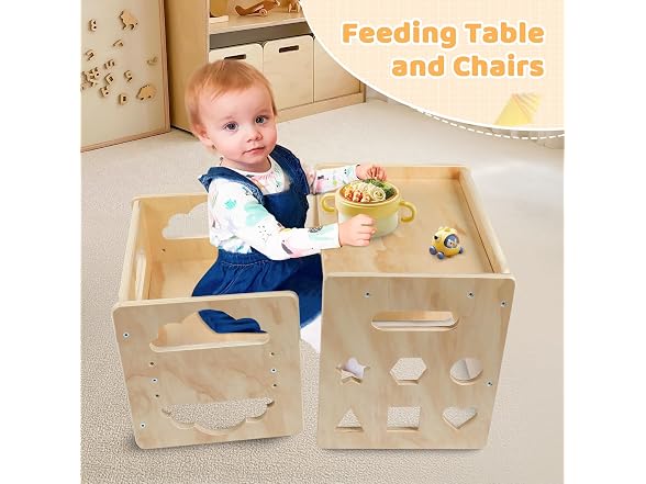 Satisure Montessori Weaning Table and Chair Set