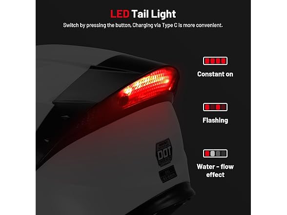 RSYSO Full Face Motorcycle Helmet, M