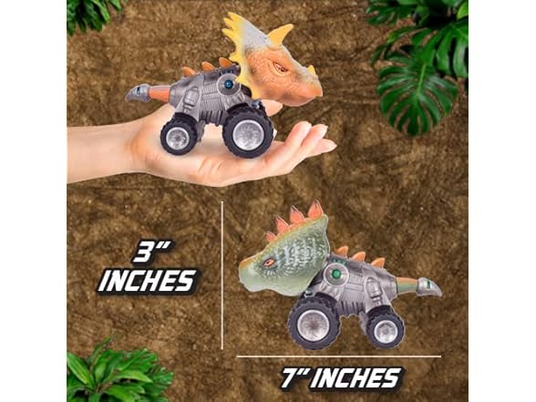 Maxx Action Dyborg Vehicles - Small Dinosaur Cars