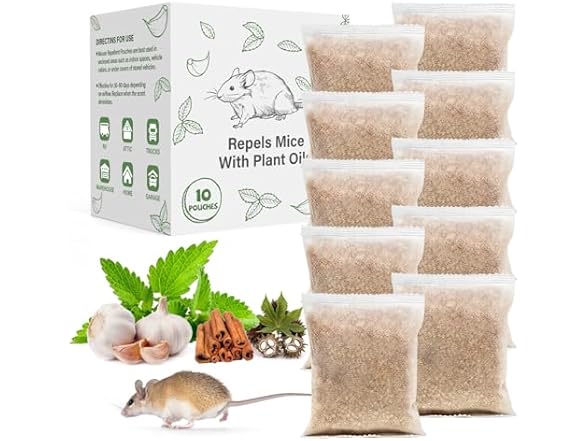 Pest Repellent Pouches, 10 Pack