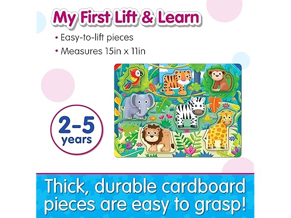 Lift & Learn - Jungle Tray Puzzle