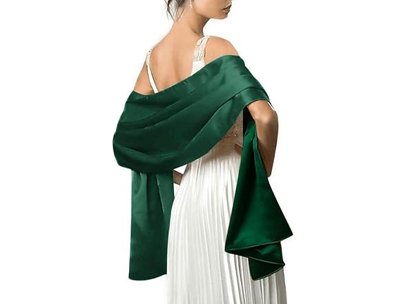 Satin Evening Shawls & Wraps for Women