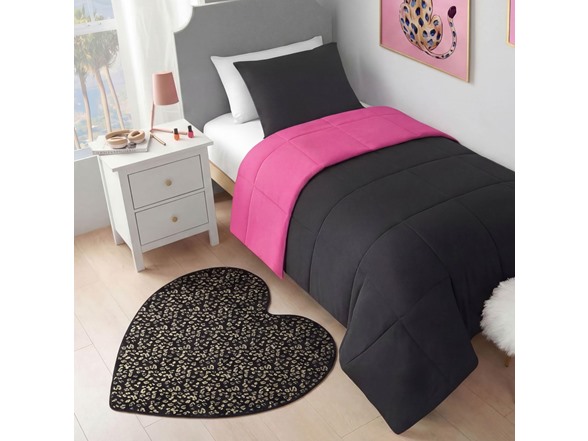 Juicy Couture Heart Foil Print Area Rug
