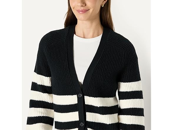 Amazon Essentials Womens Ribbed VNeck Cardigan