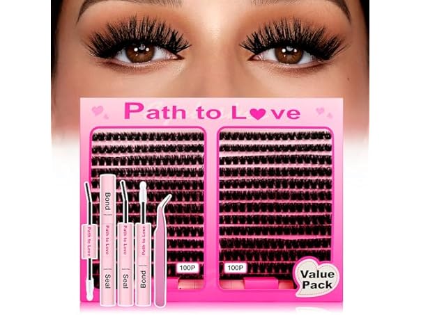 $7.99, Was $12.99, 38% Off! 448pcs Lash Clusters Kit dealfomo