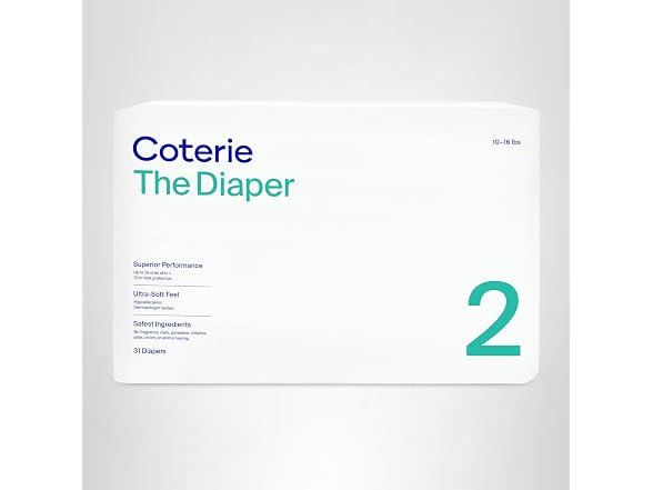 Coterie Coterie Size 2 Diaper, 31 CT