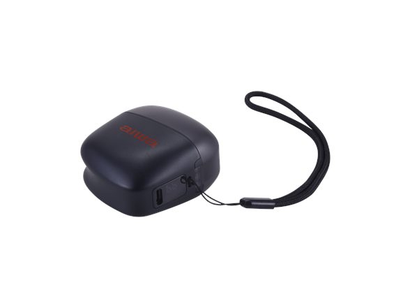 Aiwa OWS Earbuds with Display Charging Case