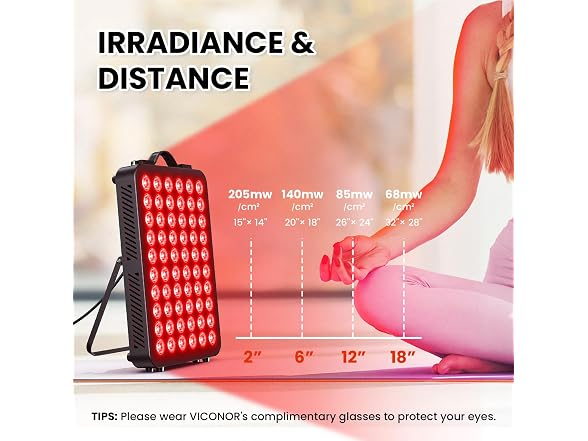 Viconor Red Light Therapy for Body Black