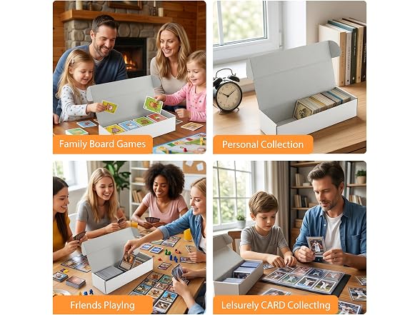 Trading Card Storage Box,6-Pack 1100